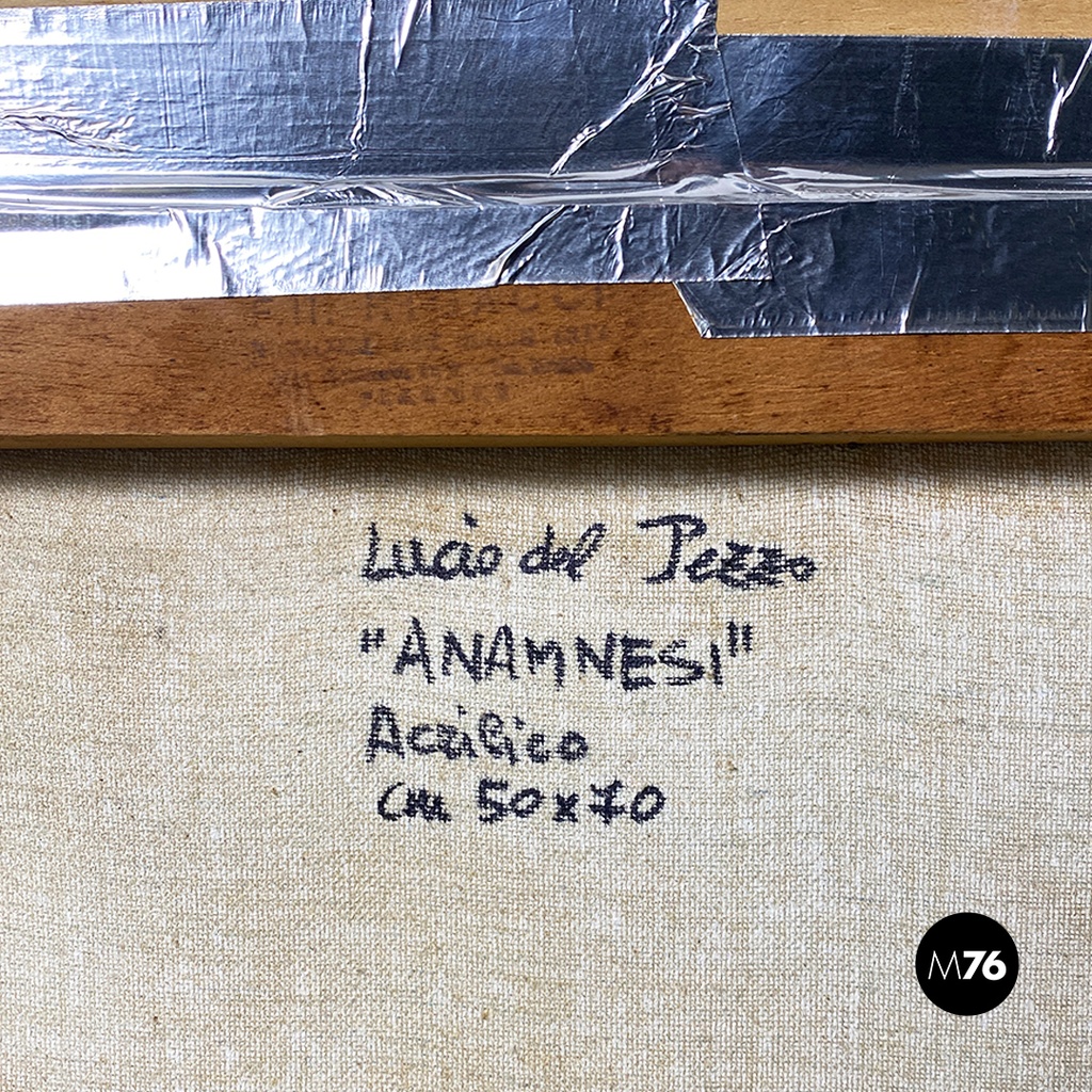 Quadro Anamnesi di Lucio Del Pezzo, 1970 ca.