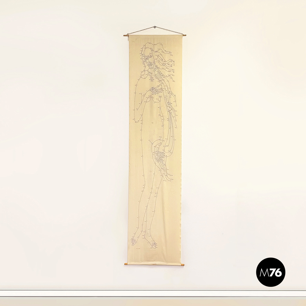 Stampa su tessuto da parete di Pino Tovaglia, 1969