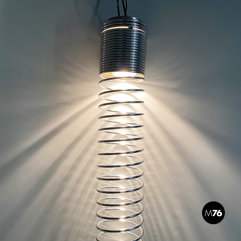 Lampadario Molla di Mangiarotti per Candle, 1974