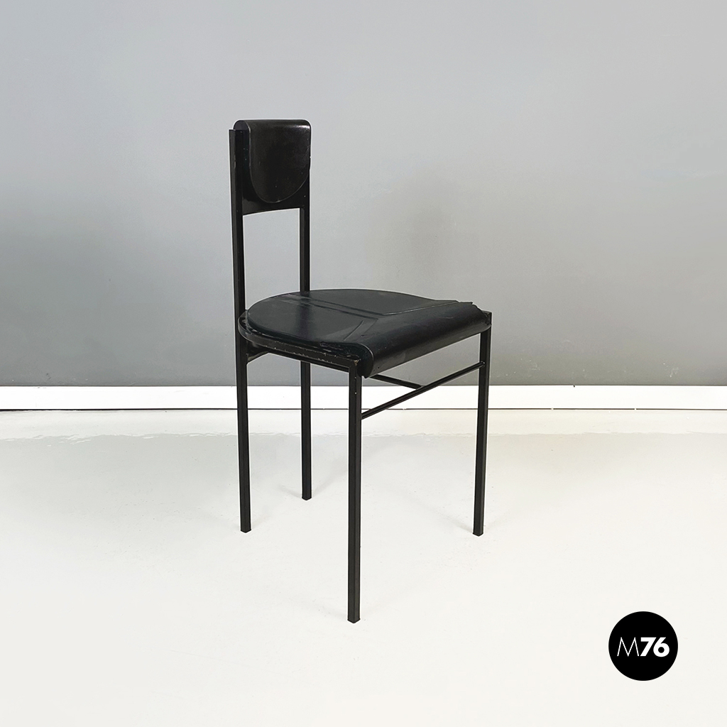 Sedia in metallo e gomma di Zeus, 1990 ca.