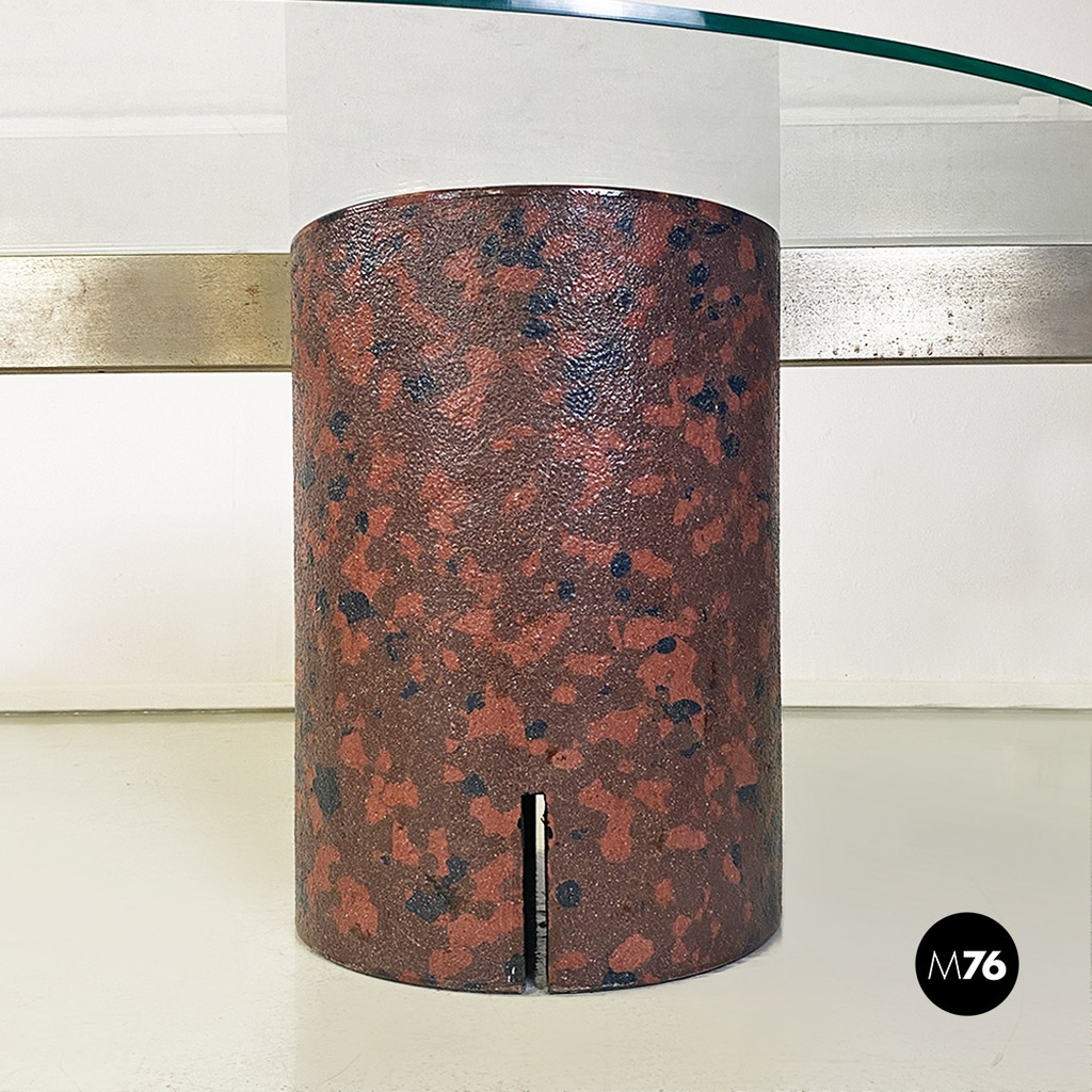 Tavolo da pranzo di Giovanni Offredi per Saporiti Italia, 1980 ca.