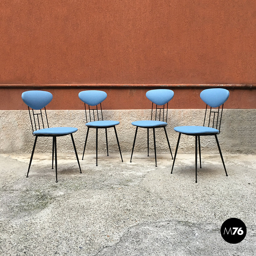 Sedie in sky azzurro, 1950 ca.