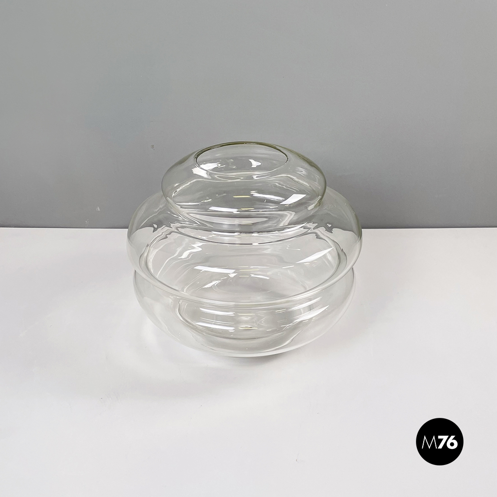 Vaso in vetro di Roberto Faccioli, 1990ca.