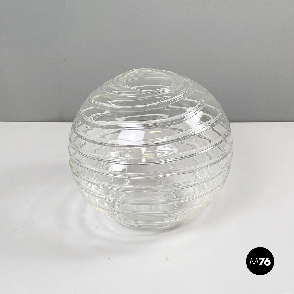 Vaso in vetro di Roberto Faccioli, 1990 ca.