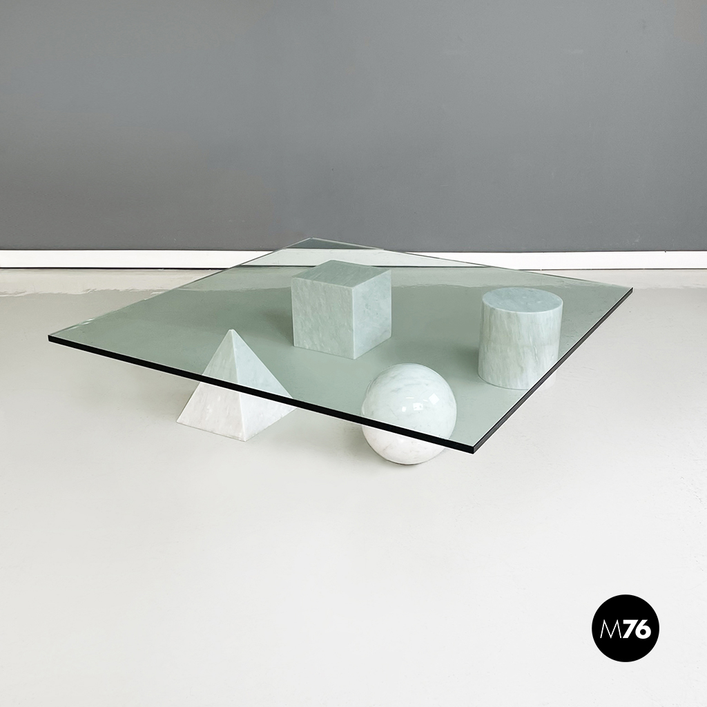 Tavolo da caffè Metafora di Massimo e Lella Vignelli per Casigliani, 1980 ca.