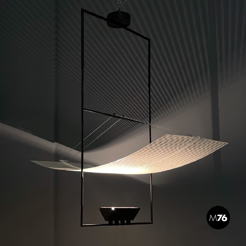 Lampadario Zefiro di Mario Botta per Artemide, 1990 ca.