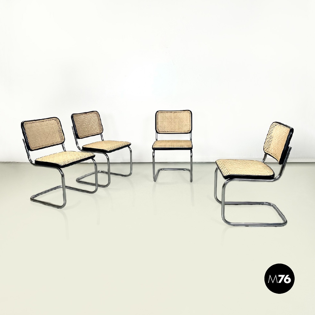 Sedie Cesca di Marcel Breuer per Thonet, 1960 ca.