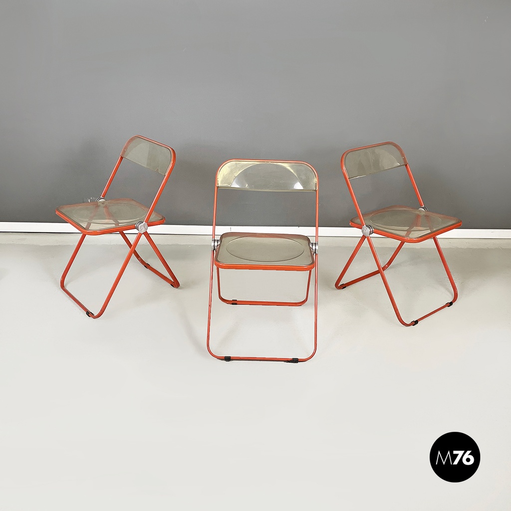 Sedie Plia di Giancarlo Piretti per Anonima Castelli, 1970 ca.