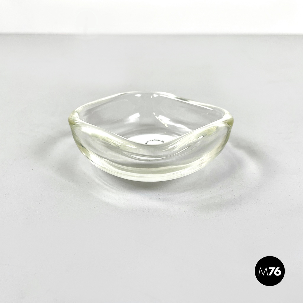 Posacenere in vetro di Murano di Venini, 1990 ca.