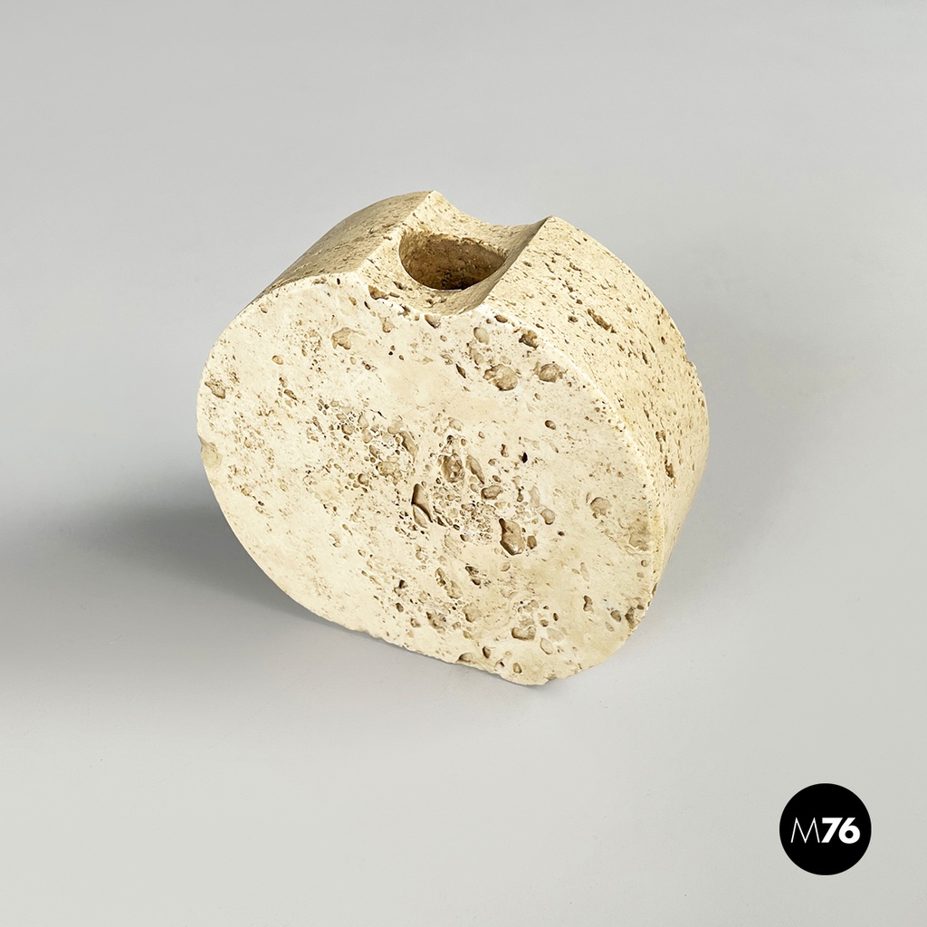 Vaso in travertino, 1970 ca.