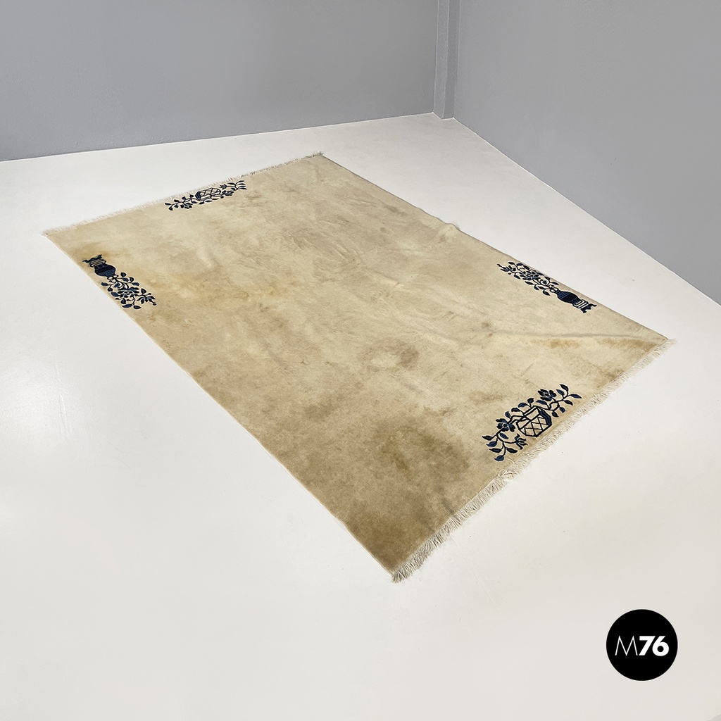 Tappeto con disegni floreali, 1900 ca.