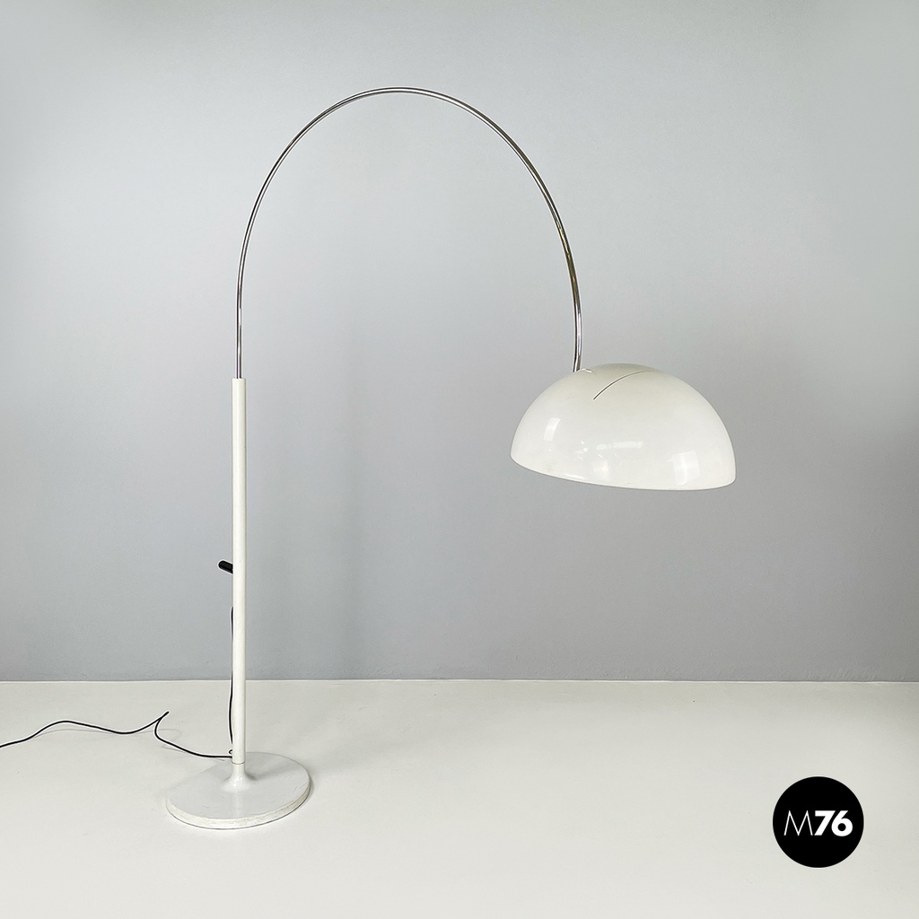 Lampada da terra Coupé 3320/R di Joe Colombo per O-Luce, 1970 ca.