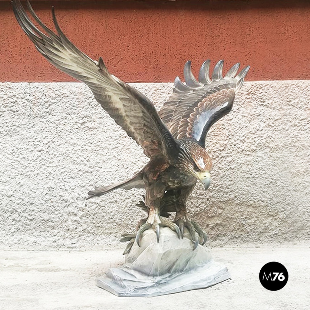 Aquila in porcellana di Fritz Heidenreich per Rosenthal, 1930 ca.