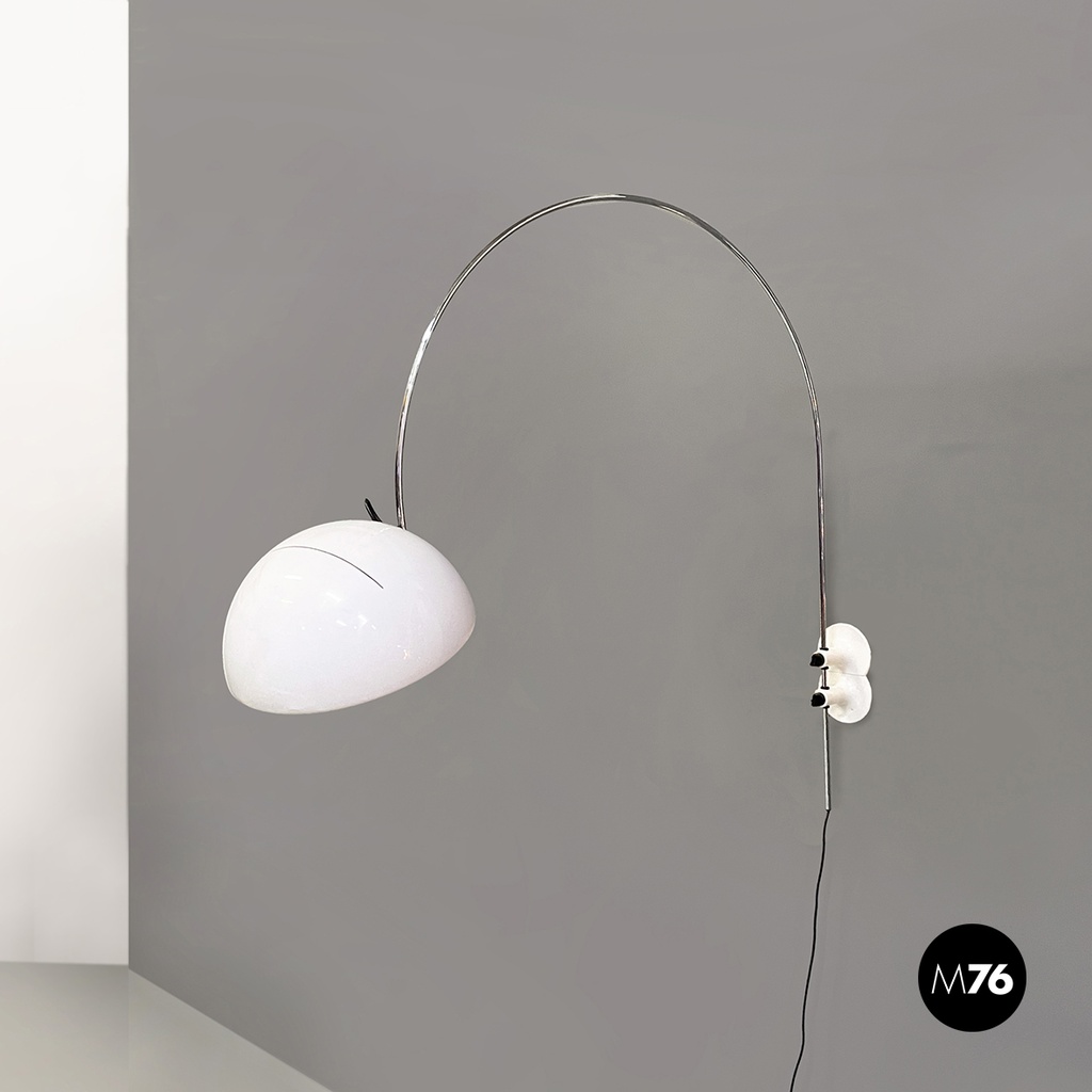 Lampada da parete Coupé 1159 di Joe Colombo per O-Luce, 1970 ca.