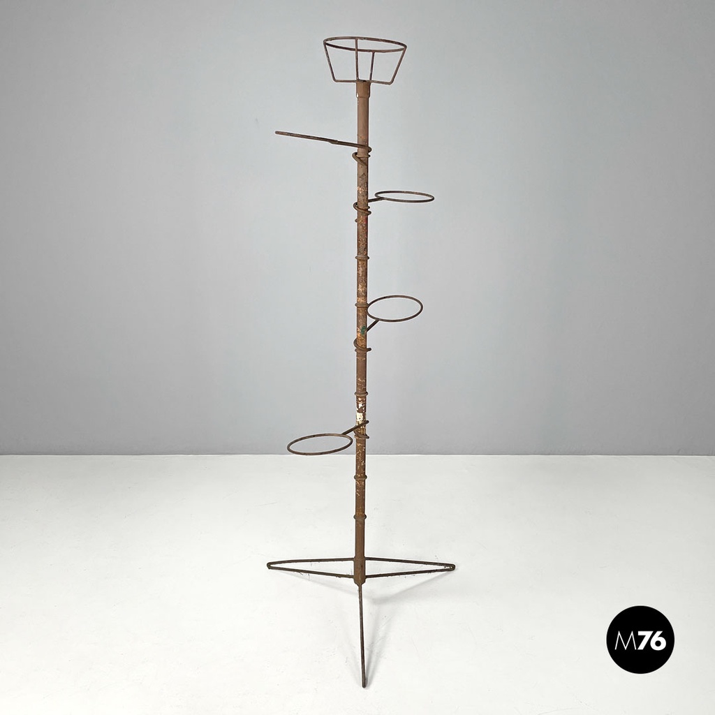 Portavasi in tondino di ferro, 1960 ca.