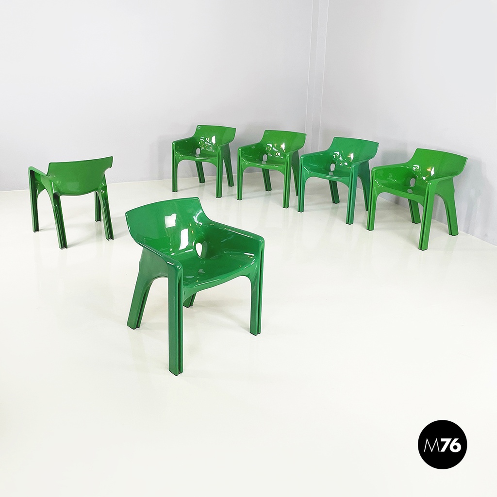 Sedie Gaudi di Vico Magistretti per Artemide, 1970 ca.