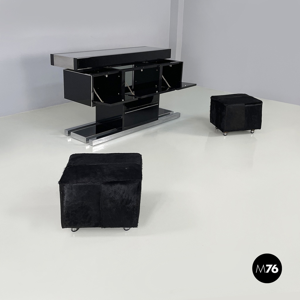 Mobile bar di Willy Rizzo per Mario Sabot, 1970 ca.