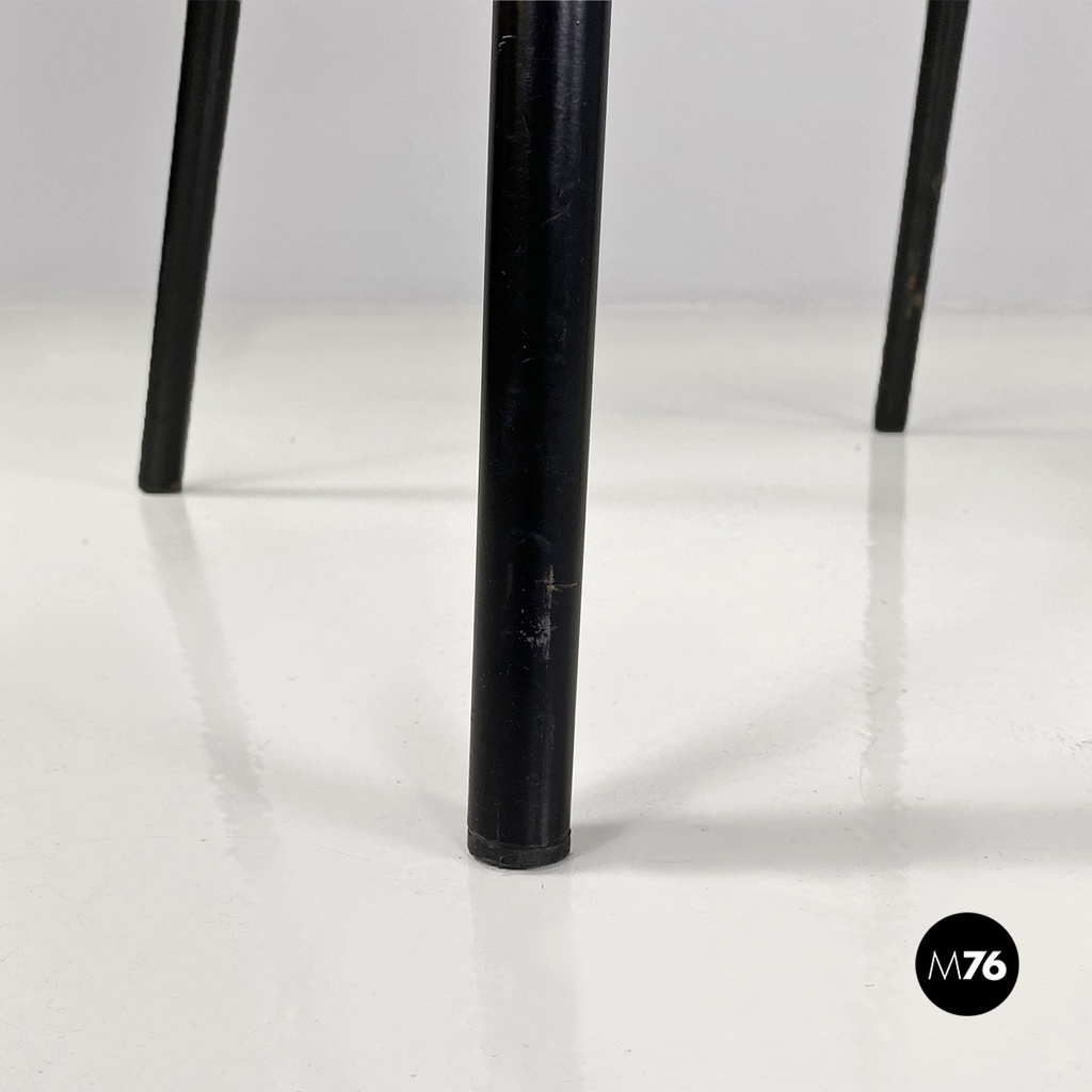 Sedia in faggio e metallo, 1960 ca.