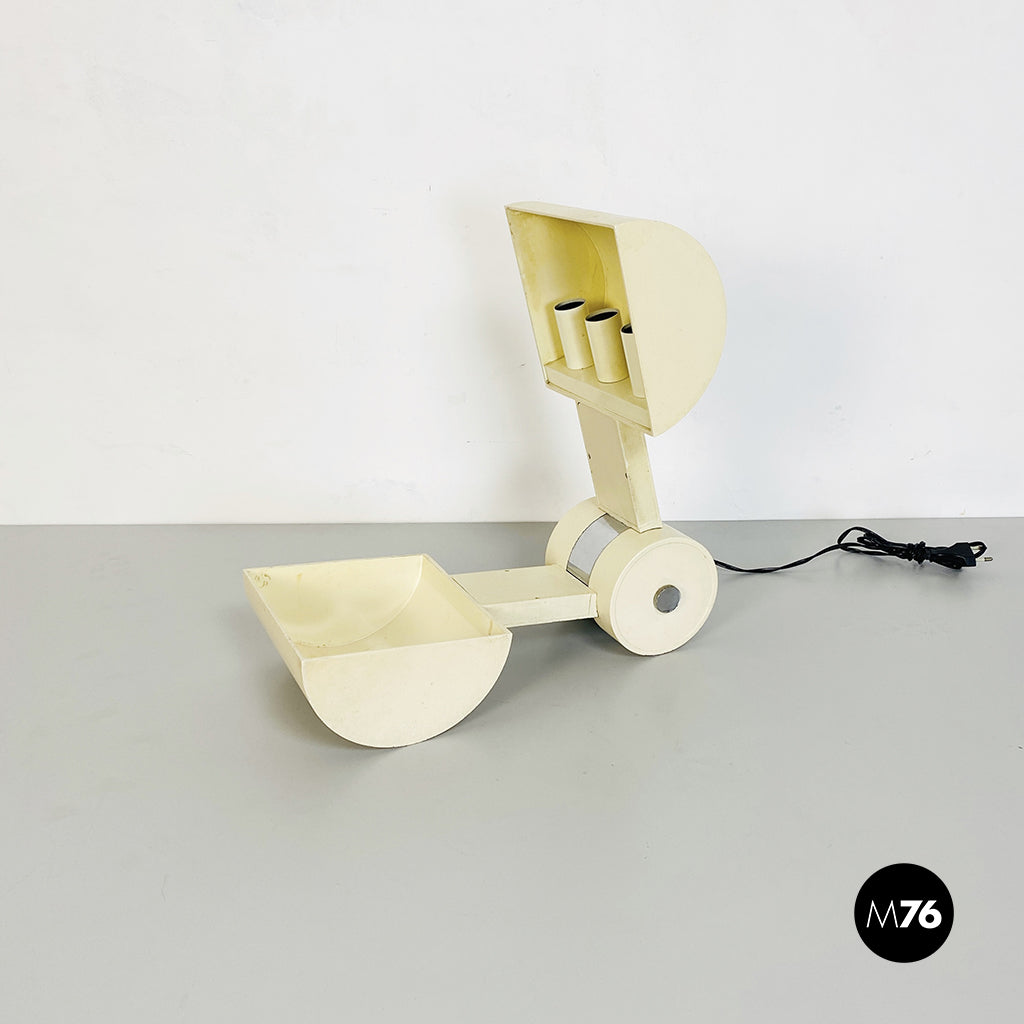 Lampada Schiacciasassi di Gian Paolo Benedini per Tecnosalotto, 1980 ca.