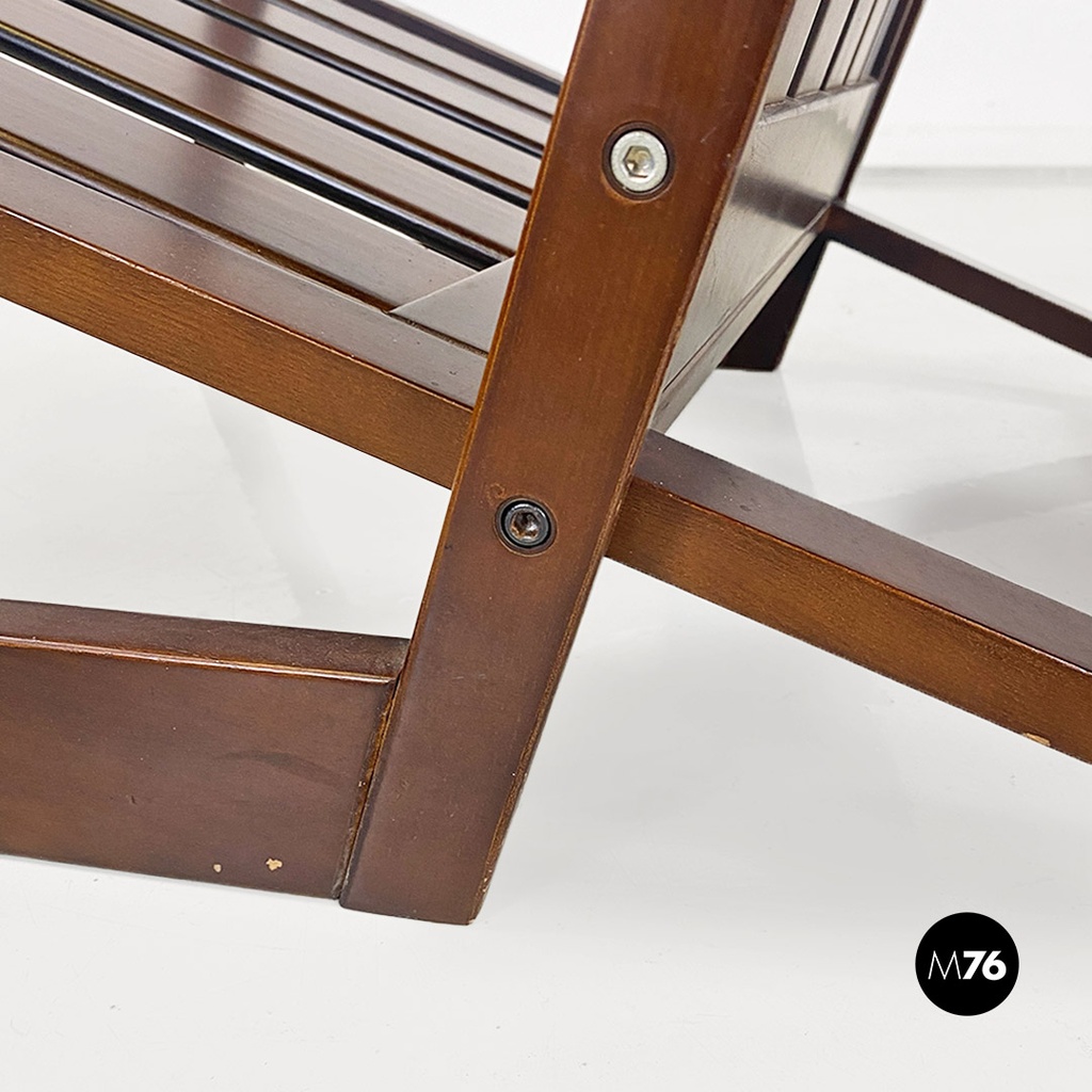 Poltrona in legno 1980 ca.