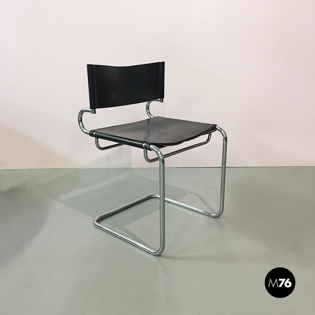 Sedia in pelle di Arrmet, 1970 ca.