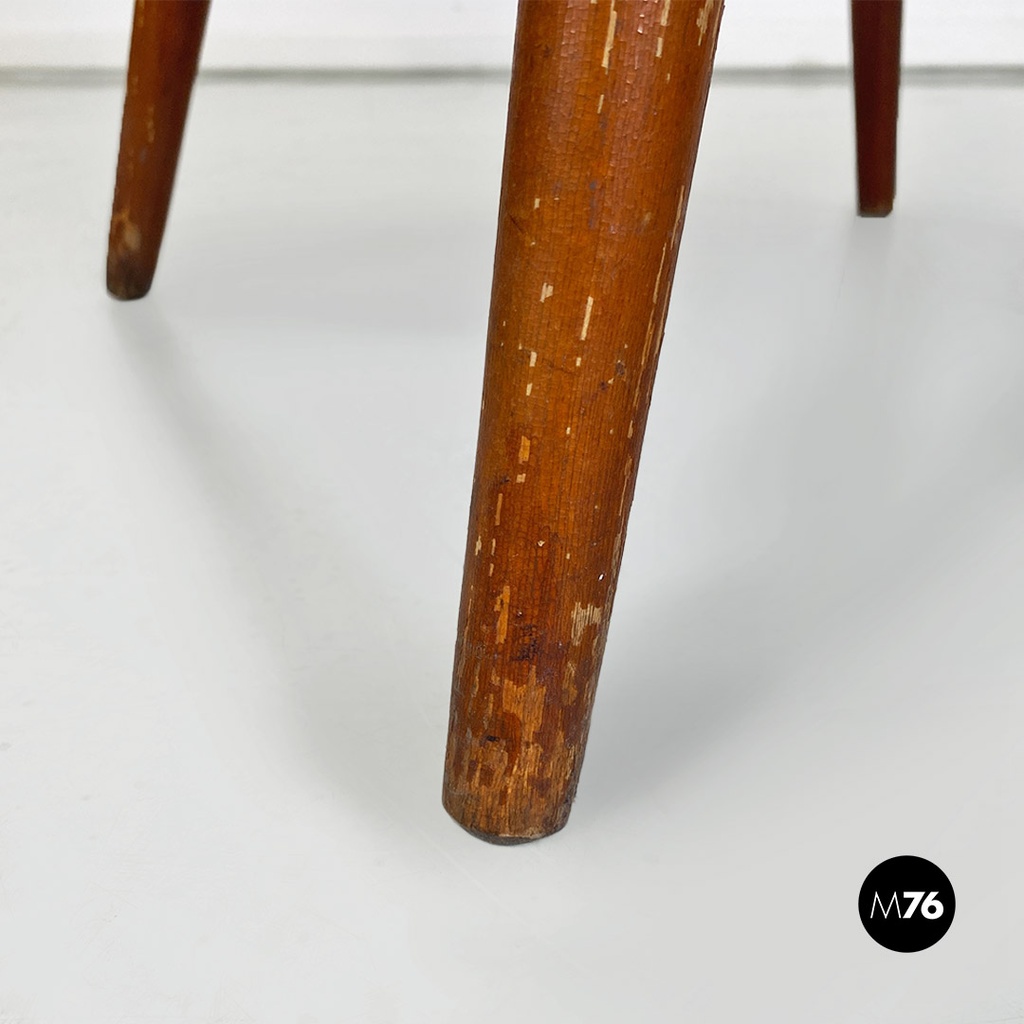 Poltrona in velluto rosa, 1960 ca.