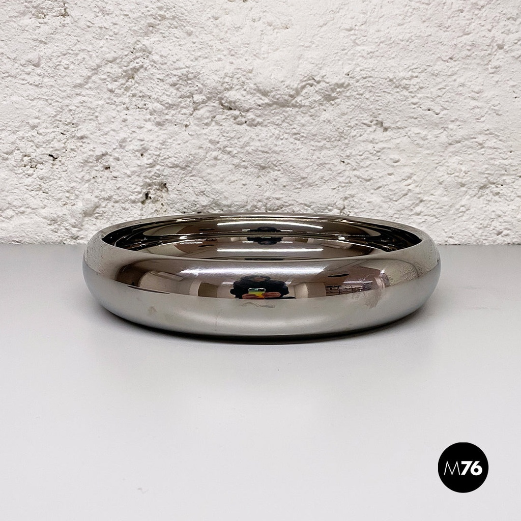 Centro tavola in acciaio di Sambonet, 1970 ca.