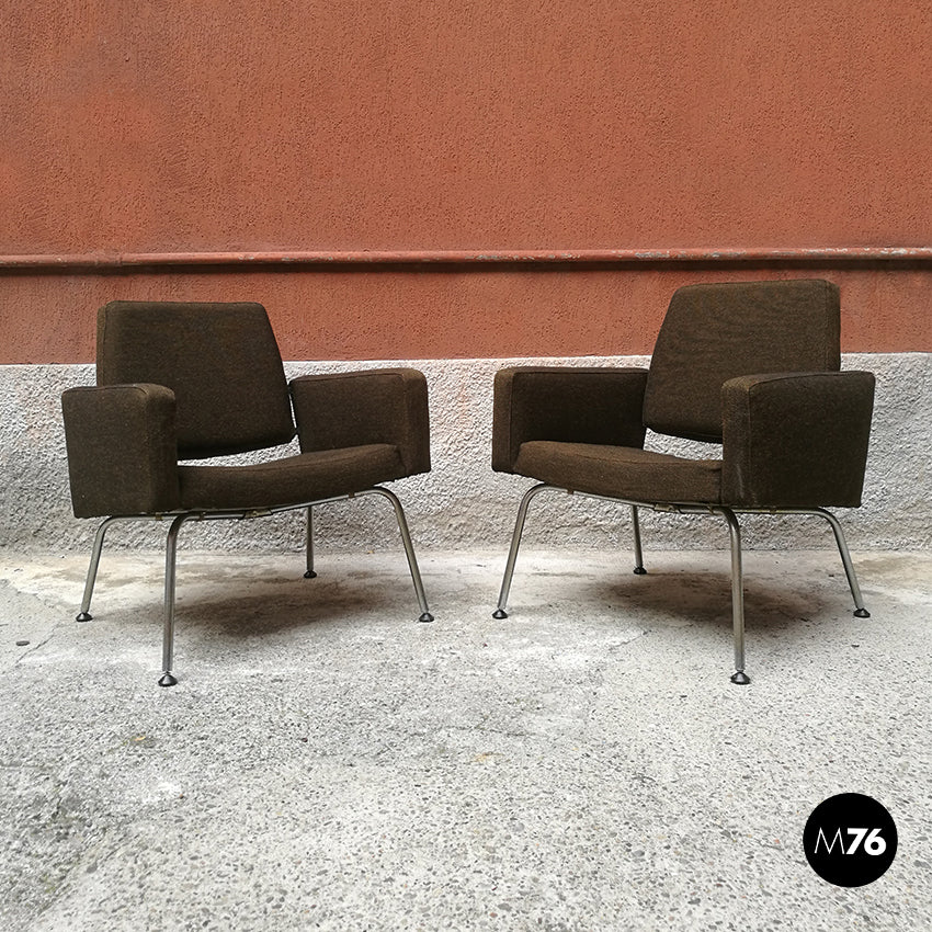Poltrone in tessuto originale, 1960 ca.