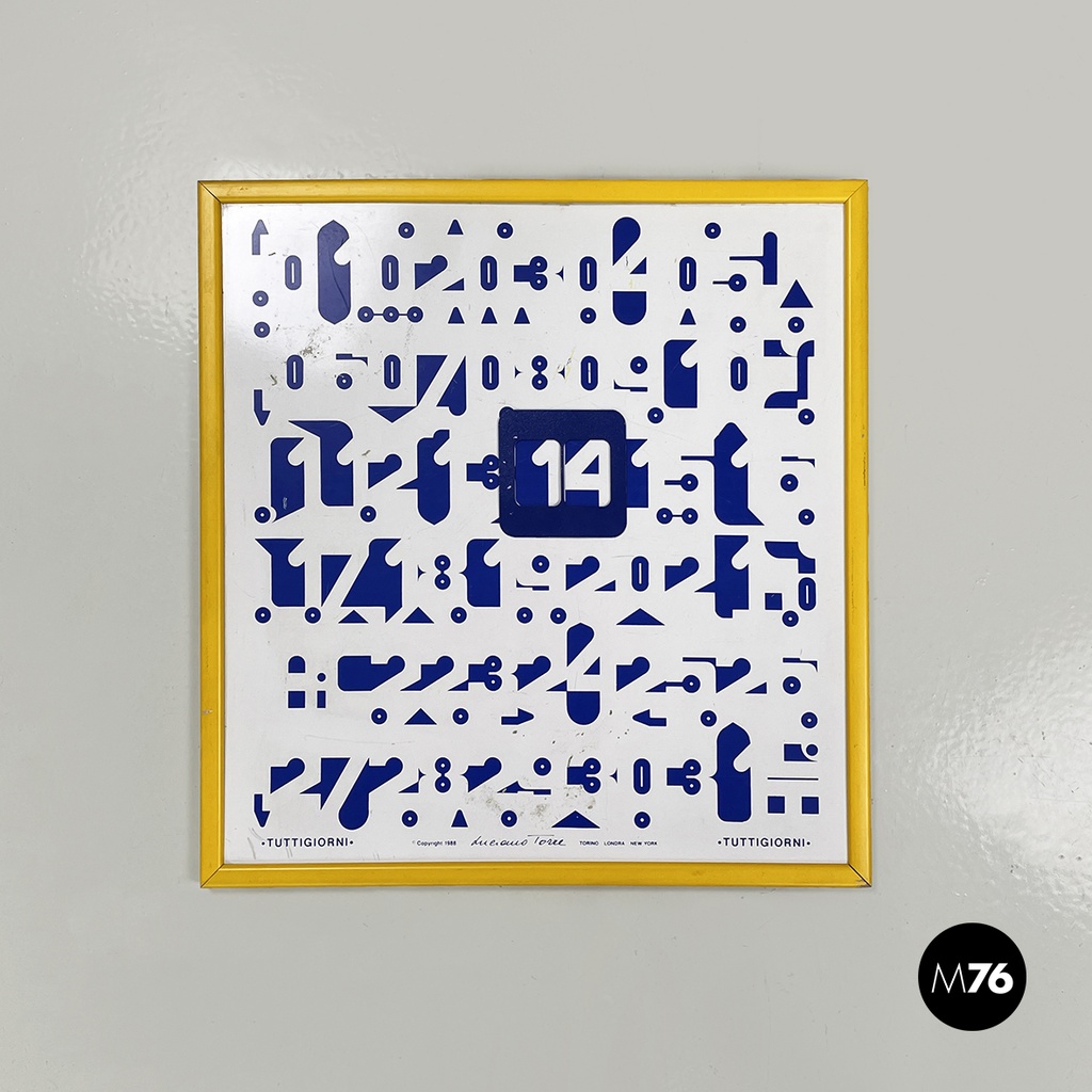 Calendario perpetuo Tuttigiorni di Luciano Torre, 1988