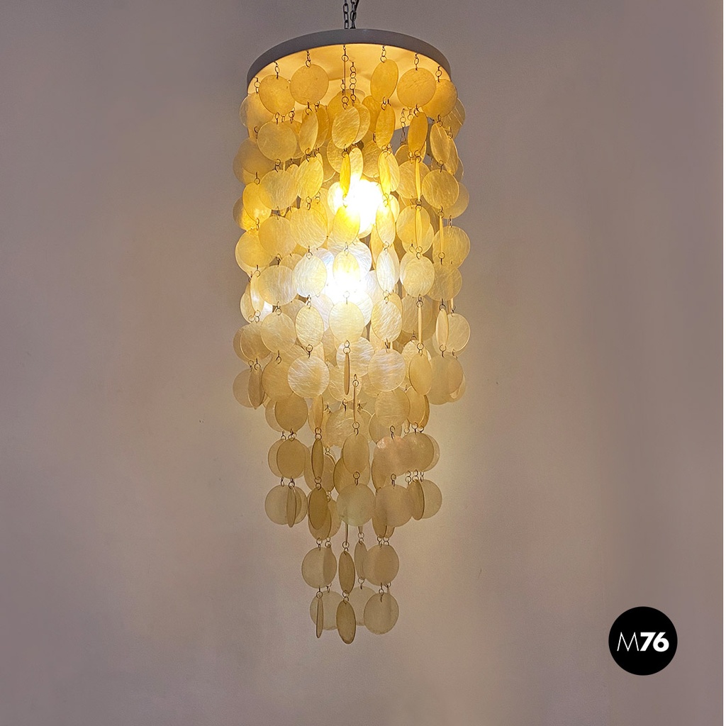 Lampadario a cascata, 1970 ca 