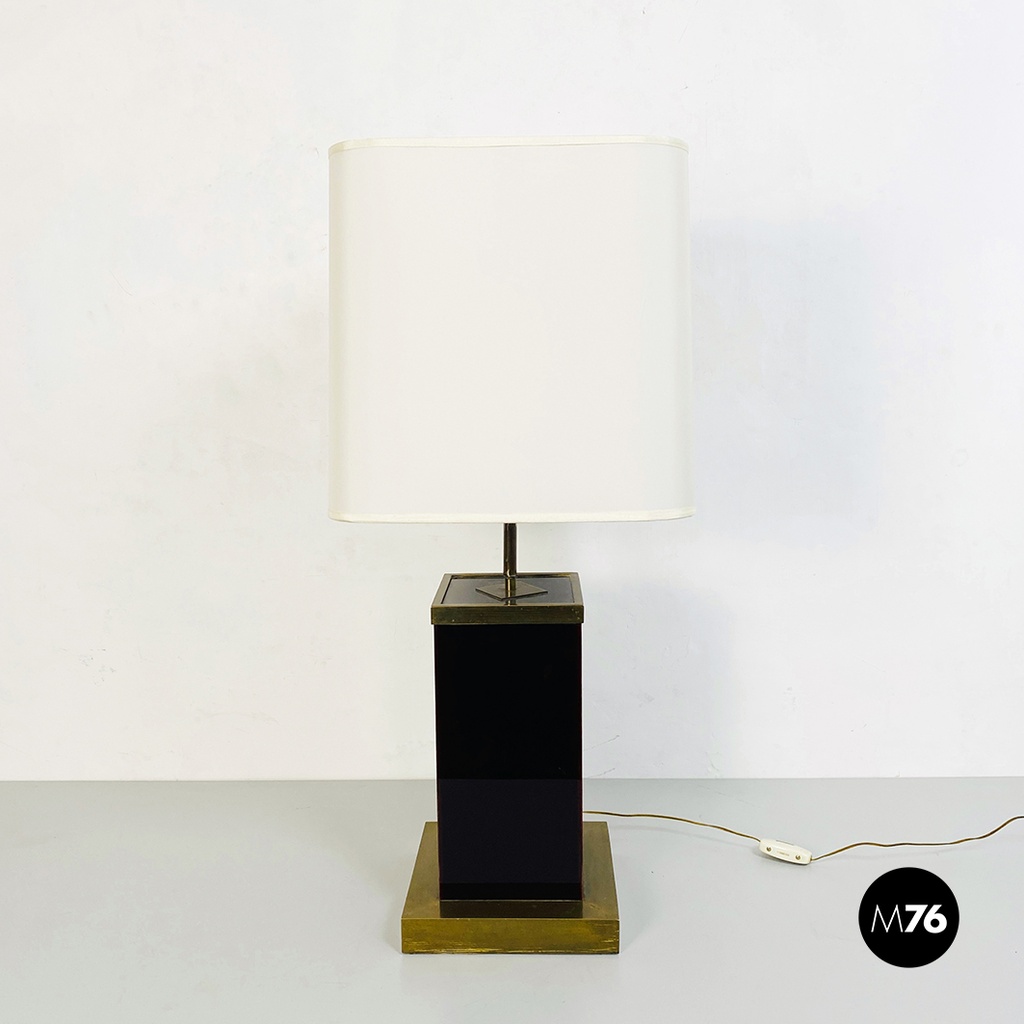 Lampada da tavolo plexiglass, 1970 ca.