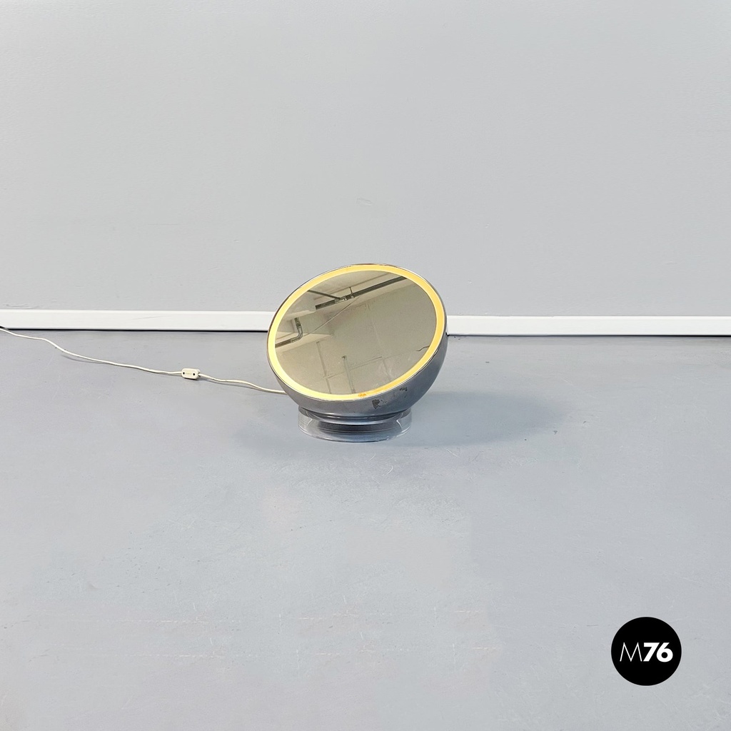 Lampada-specchio da tavolo, 1970 ca.