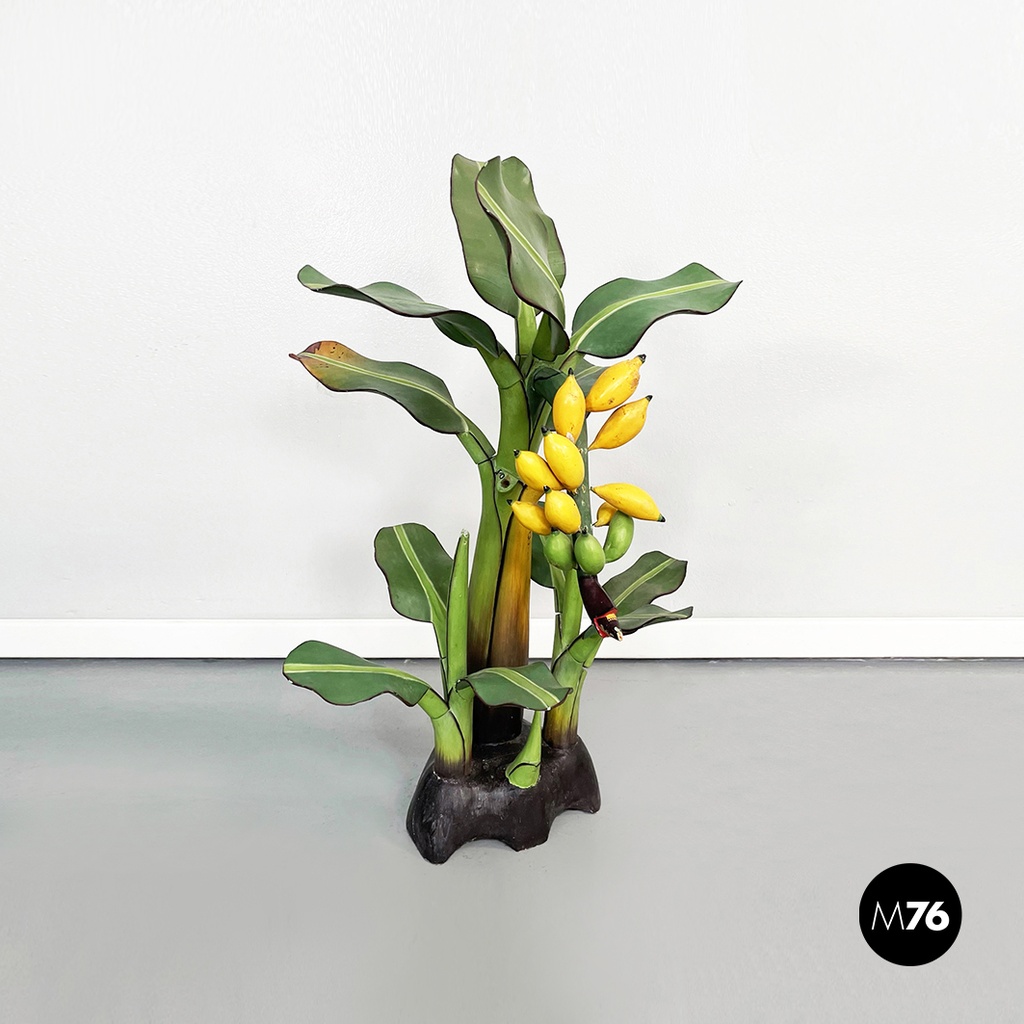 Scultura in legno a forma di banano, 1950 ca.