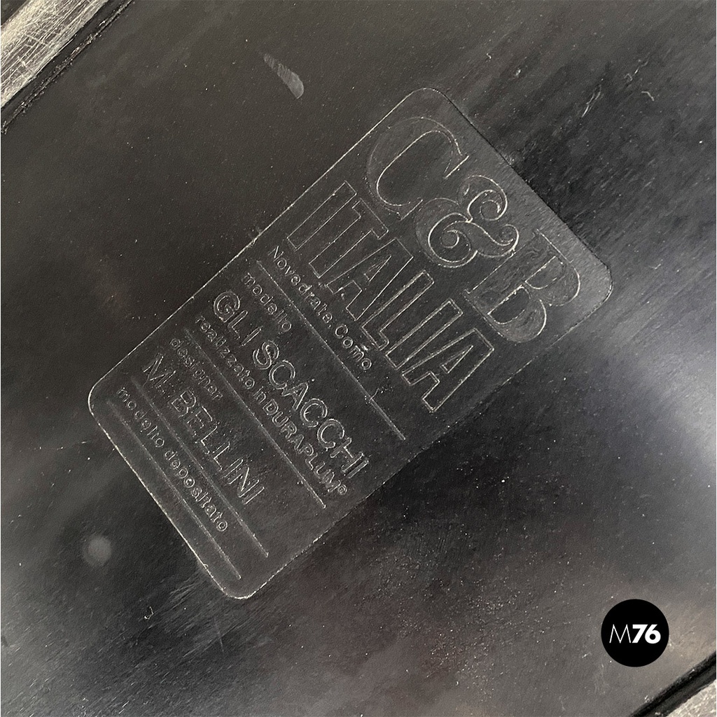 Tavolo da caffè Gli Scacchi di Mario Bellini per B&B Italia, 1970 ca.