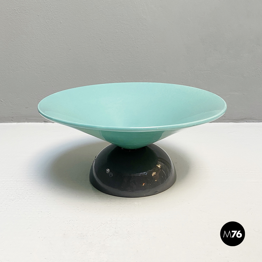 Centrotavola in ceramica smaltata di Baldelli Italy, 1990 ca.