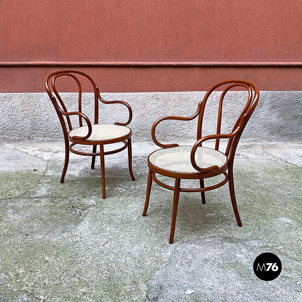 Sedie Thonet con braccioli, 1950 ca.