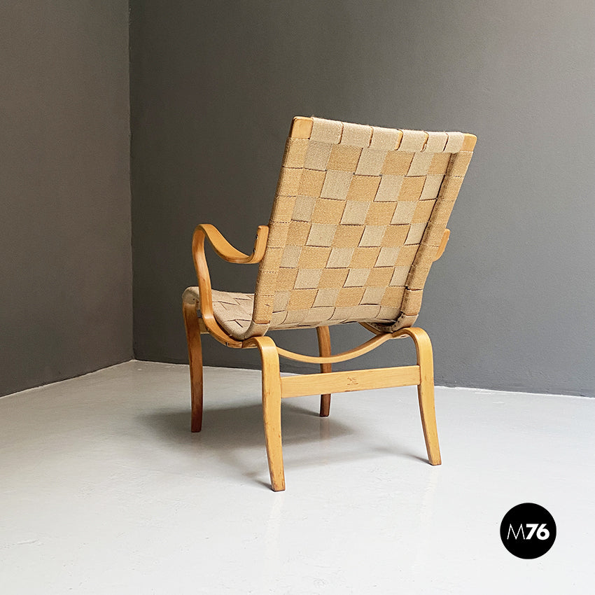 Sedia Eva di Bruno Mathsson per Firma Karl Mathsson, 1977