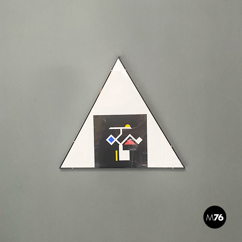 Quadro rettangolare con collage di A.G. Bertolio, 1999