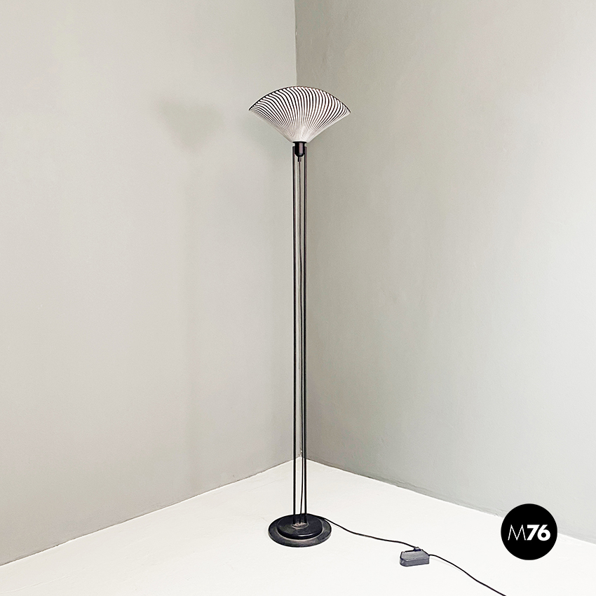 Lampada da terra in vetro di Murano di Lino Tagliapietra per Effetre, 1960 ca.