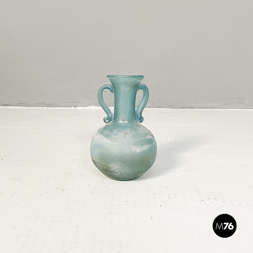 Anfora in vetro scavo, 1960 ca.