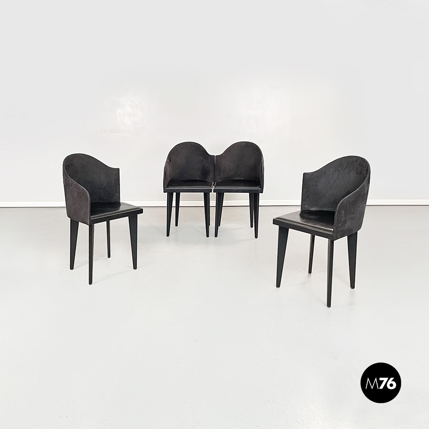 Sedie Toscana di Piero Sartogo e Nathalie Grenon per Saporiti, 1980 ca.