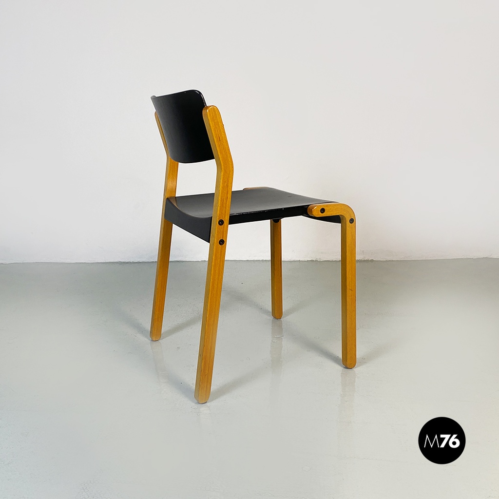 Sedie mod. Gruppo disegnate da De Pas, D’Urbino e Lomazzi per Bellato, 1979