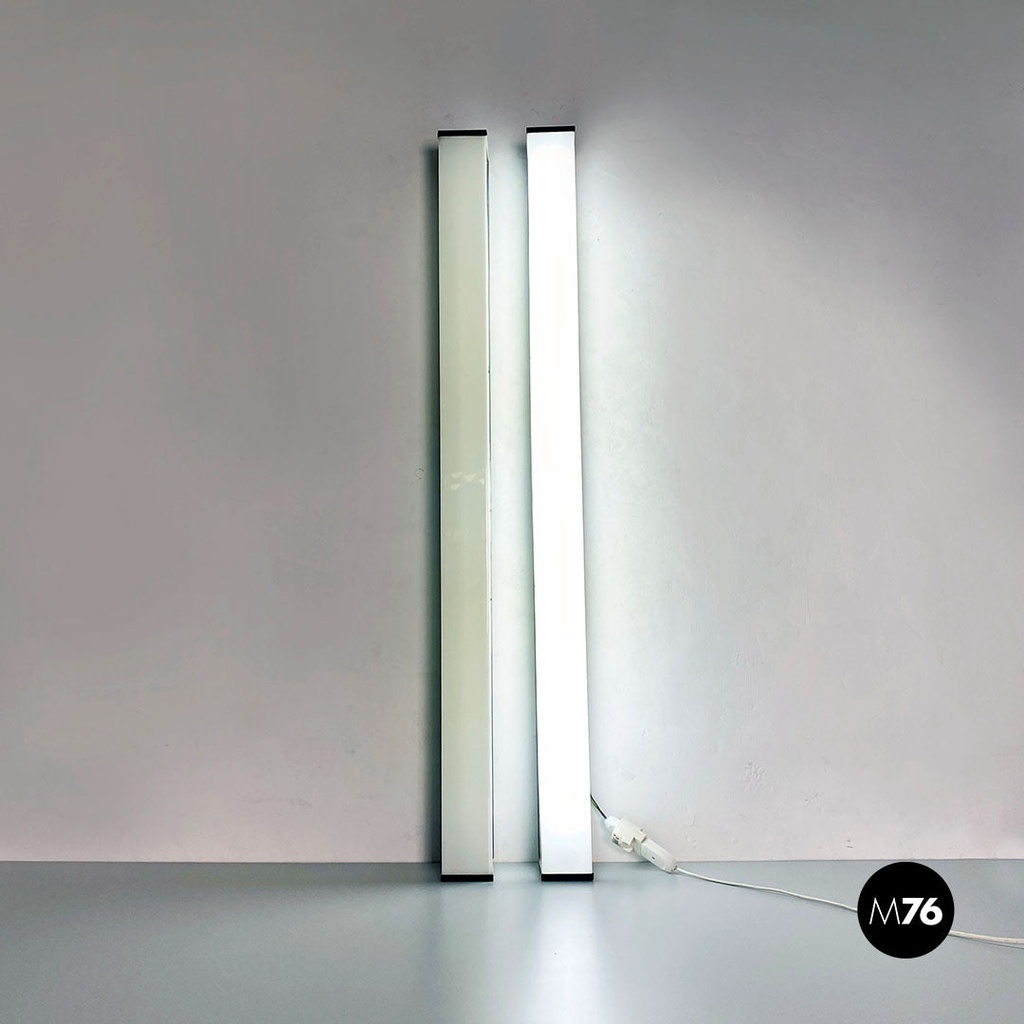 Coppia di lampade con neon, 1970 ca.