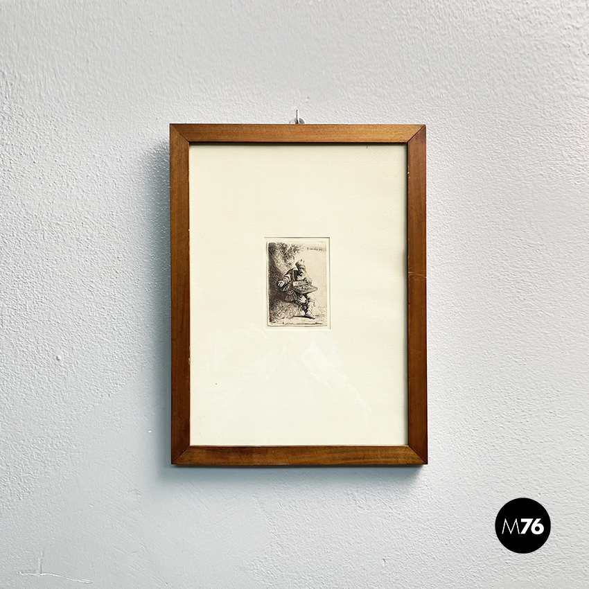 Stampa ad incisione ad acquaforte, 1800 ca.