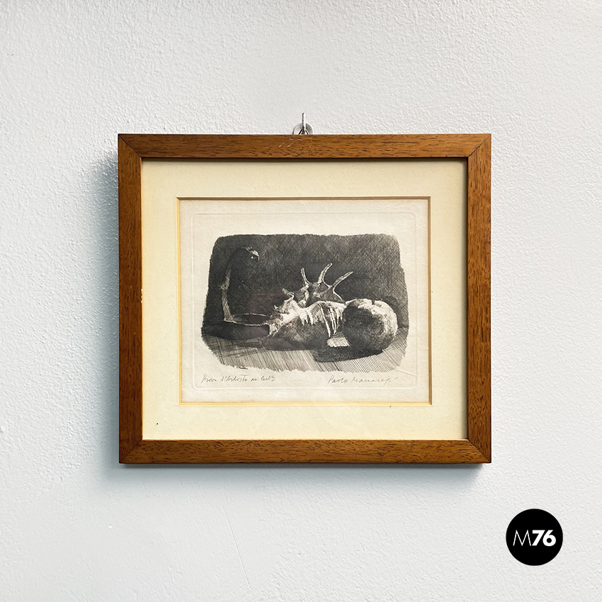 Stampa litografica di Paolo Manaresi, 1980 ca.