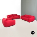  Divani e poltrona Marenco di Mario Marenco per Arflex, 1970 ca.