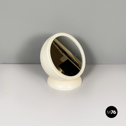 [2320003420] Specchio da tavolo regolabile in plastica, 1970 ca.