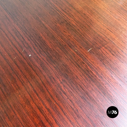 [2220001083] Sideboard con due ante in legno e acciaio, 1960 ca.