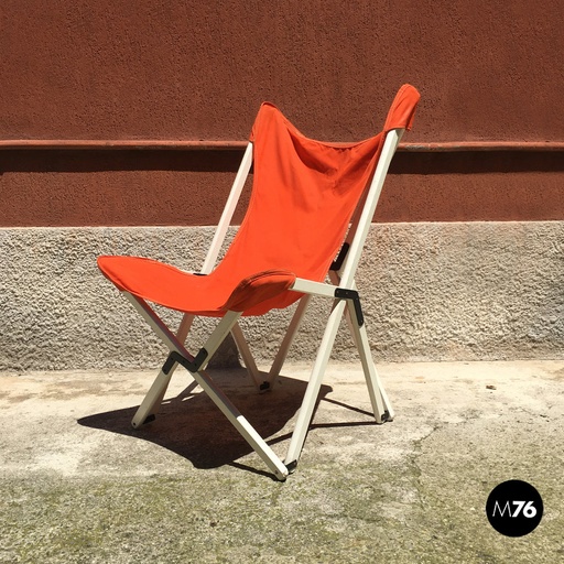 [2220001106] Sedia pieghevole Tripolina di Zanotta, 1960 ca.