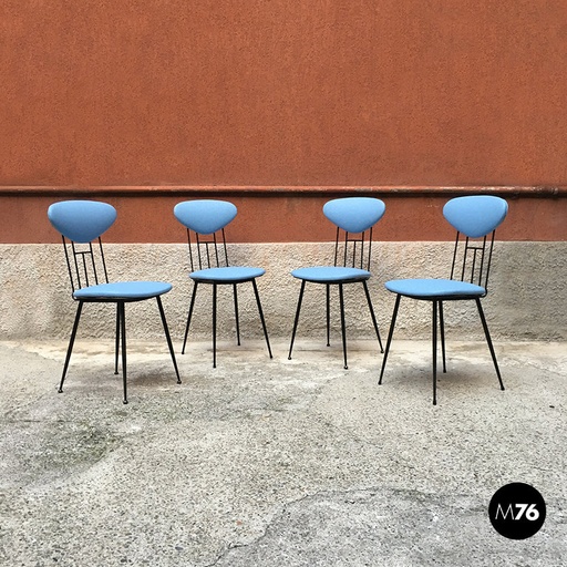 [2220001108] Sedie in sky azzurro, 1950 ca.
